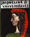 Jacqueline Vauvenargues 1959 kubist Pablo Picasso